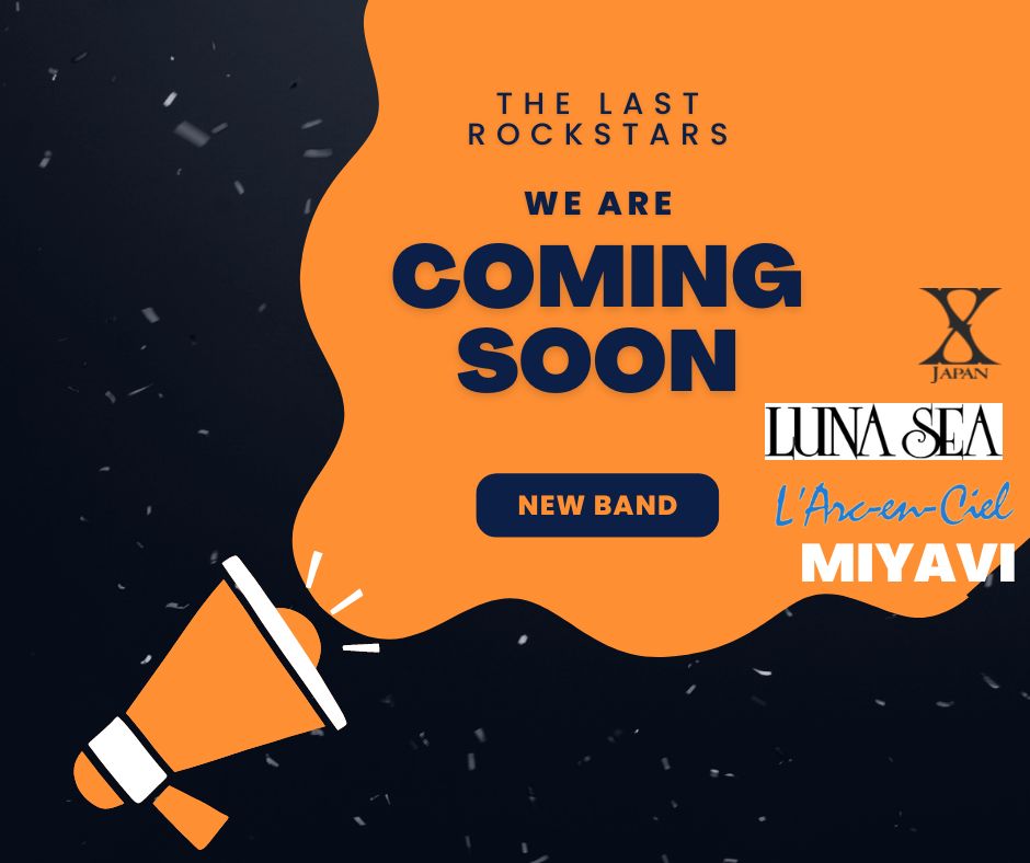 Japanese new band THE LAST ROCKSTARS and classic rock logo