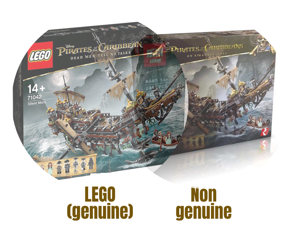 Genuine LEGO and Fake LEGO