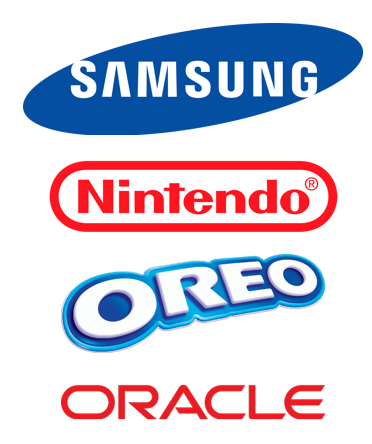 直接标示的品牌logo