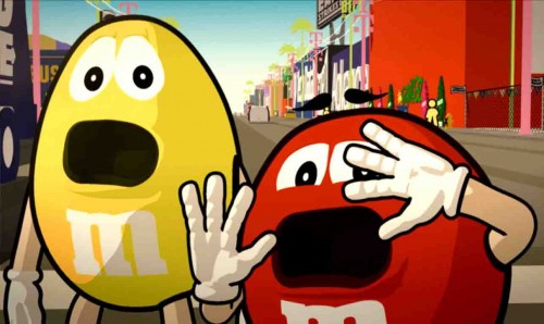アニメーションキャラクターをトレードマークの主人公として使用する
